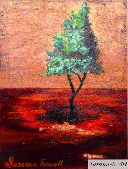 Painting by Suzanne Foxwell