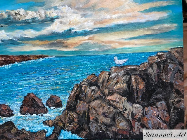 Painting by Suzanne Foxwell