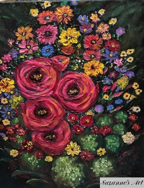 Painting by Suzanne Foxwell