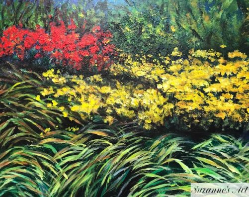Red & Yellow Flowers at Tower Hill